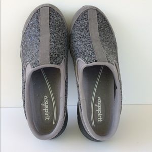 Easy Spirit grey suede sequin mule/ clog